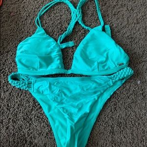 Teal Roxy bikini